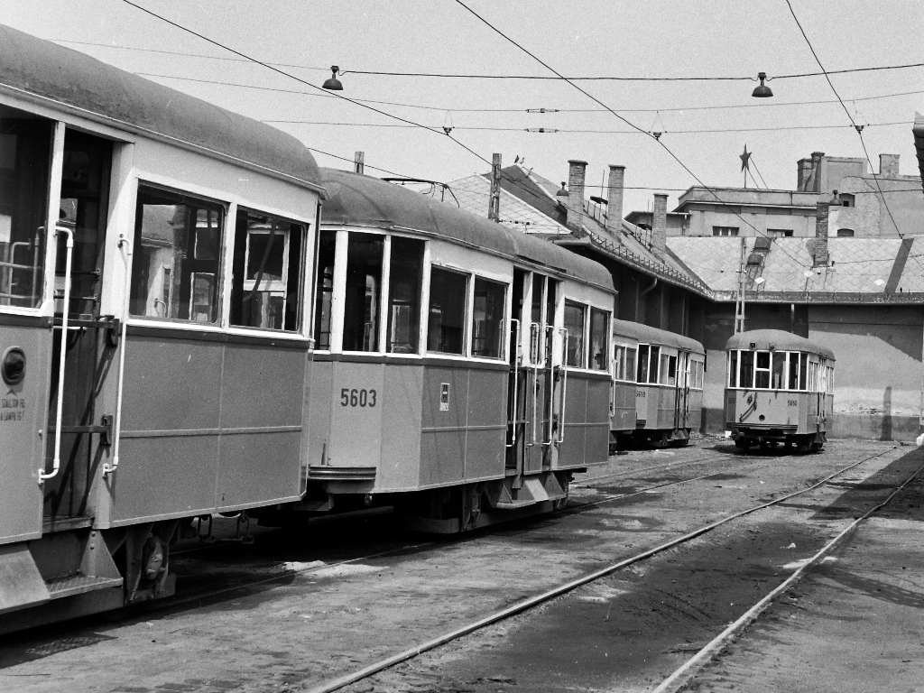 Budapesta, Ganz DP nr. 5603; Budapesta, Ganz DVP nr. 5650; Budapesta — Tram depots