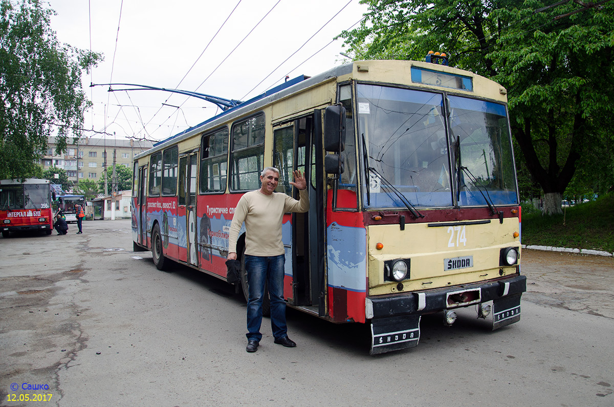 切爾諾夫策, Škoda 14Tr02/6 # 274; Electric transport employees