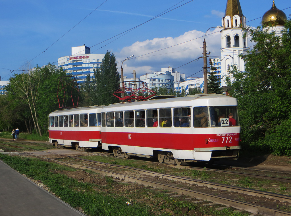 Самара, Tatra T3SU № 772