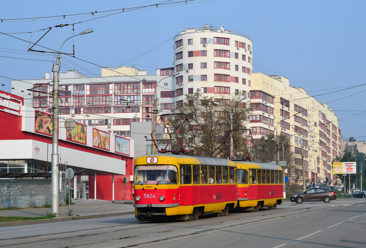 Волгоград, Tatra T3SU № 5824