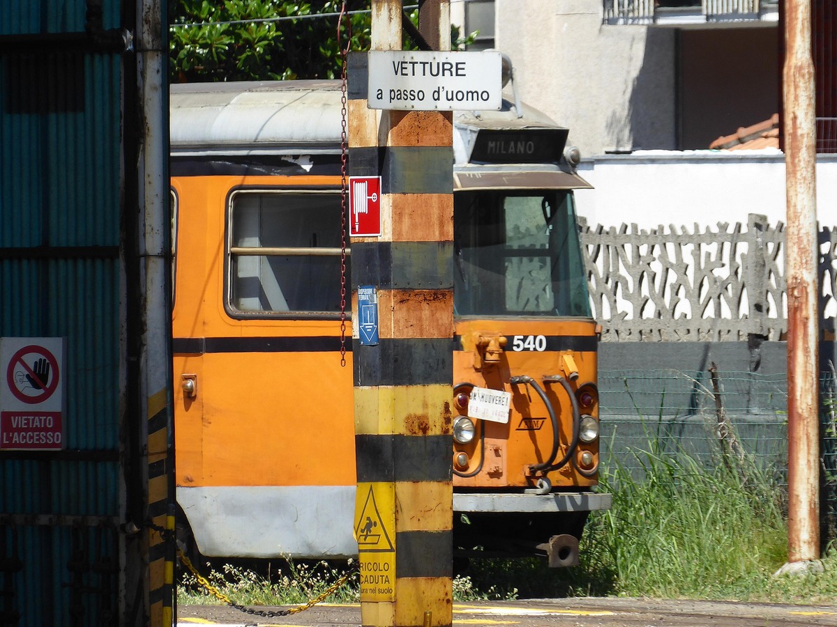 Milano, ATM Bloccati series 500-A Nr. 540; Milano — Suburban tramway line "Comasina"-"Limbiate"