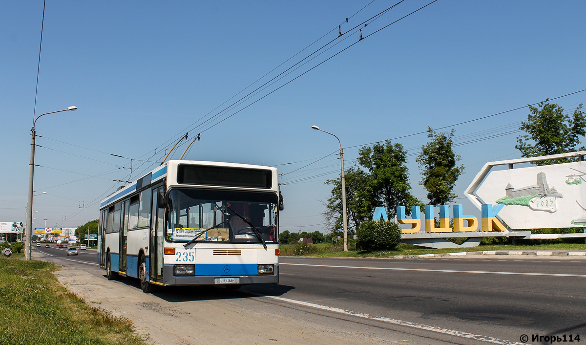 Lutsk, Mercedes-Benz O405NE № 235; Lutsk — Trip on the trolleybus Mercedes-Benz O405NE №235 11.06.2017