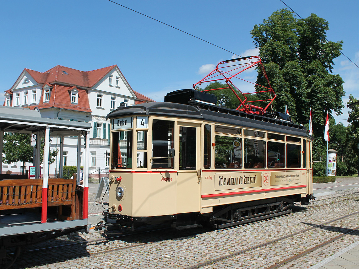Naumburg, Lindner/SSW 2-axle motor car č. 17