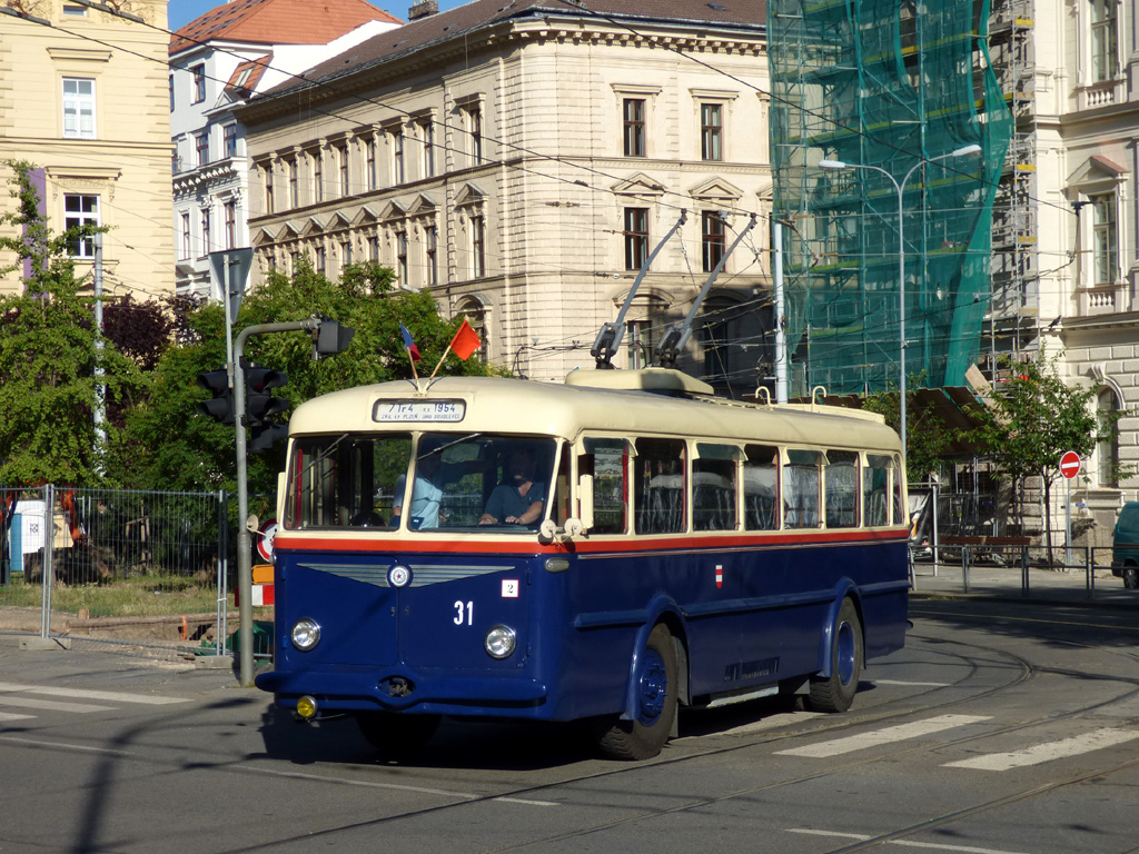 Брно, Škoda 7Tr4 № 31; Брно — Dopravní nostalgie 2017