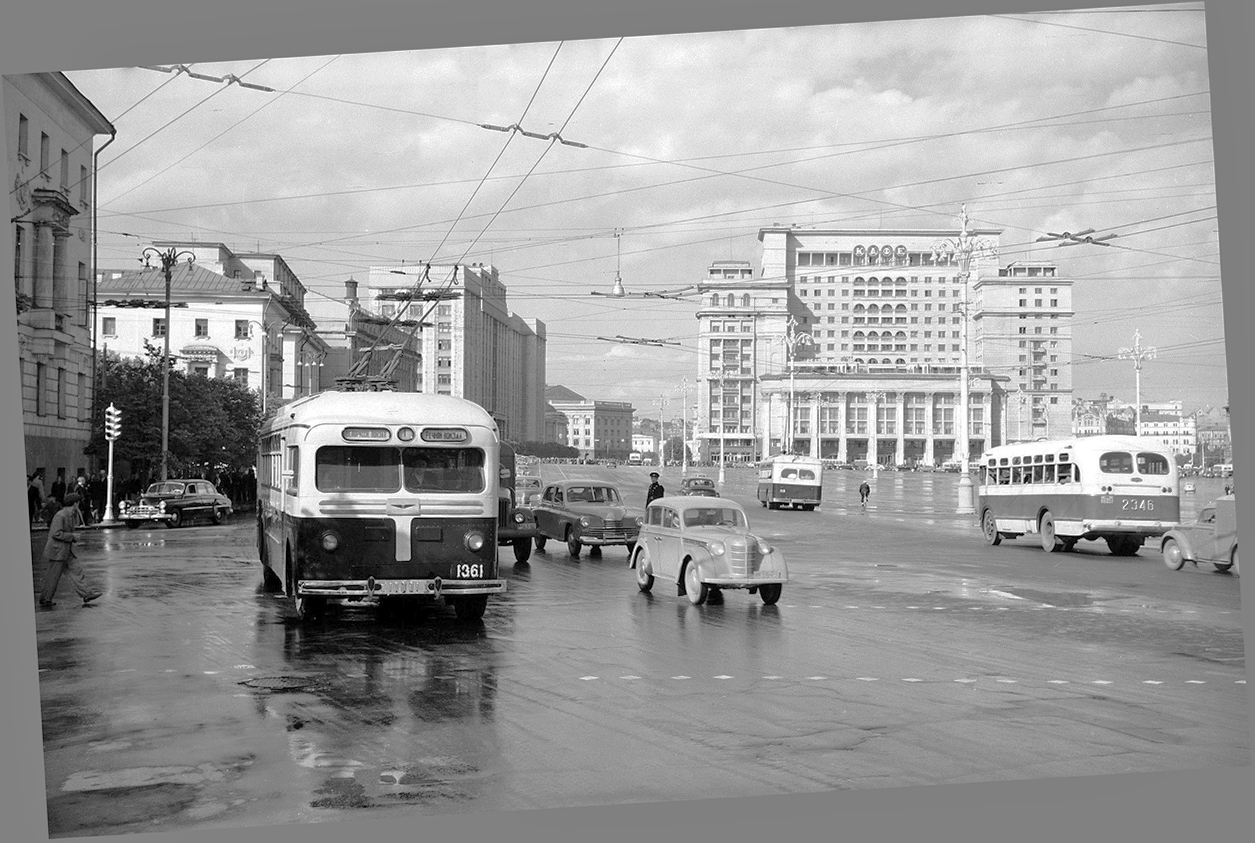 Москва, МТБ-82Д № 1361; Москва — Исторические фотографии — Трамвай и Троллейбус (1946-1991)