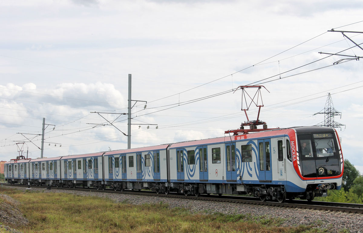 Moskva, 81-765 “Moskva” (MVM) č. 65025; Moskva — Metro — Vehicles — Type 81-765/766/767 «Moskva» and modifications; Moskva — VNIIZhT railway testing ground