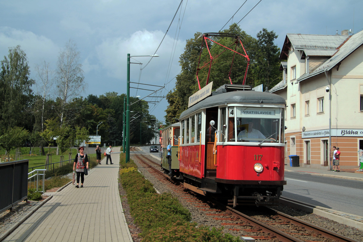 Liberec - Jablonec nad Nisou, Česká Lípa 6MT № 117; Liberec - Jablonec nad Nisou — 120th anniversary of Liberec trams