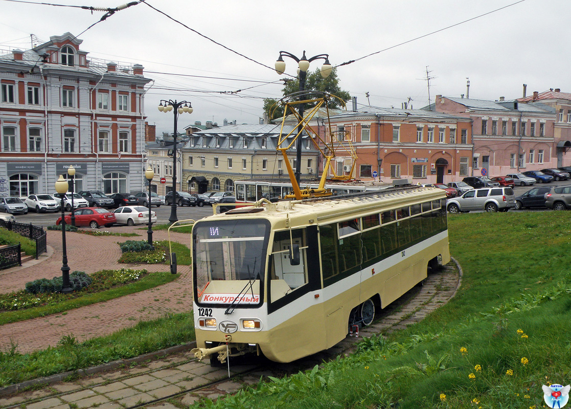 Nijni Novgorod, 71-619KT nr. 1242; Nijni Novgorod — 16-th All-Russian competition of professional skills "The best tram driver", 13-15 september 2017