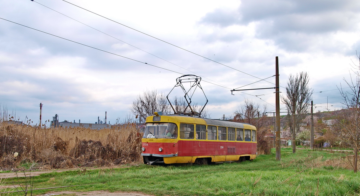 Одесса, Tatra T3SU № 3334; Одесса — Трамвайные линии: Хаджибейский лиман