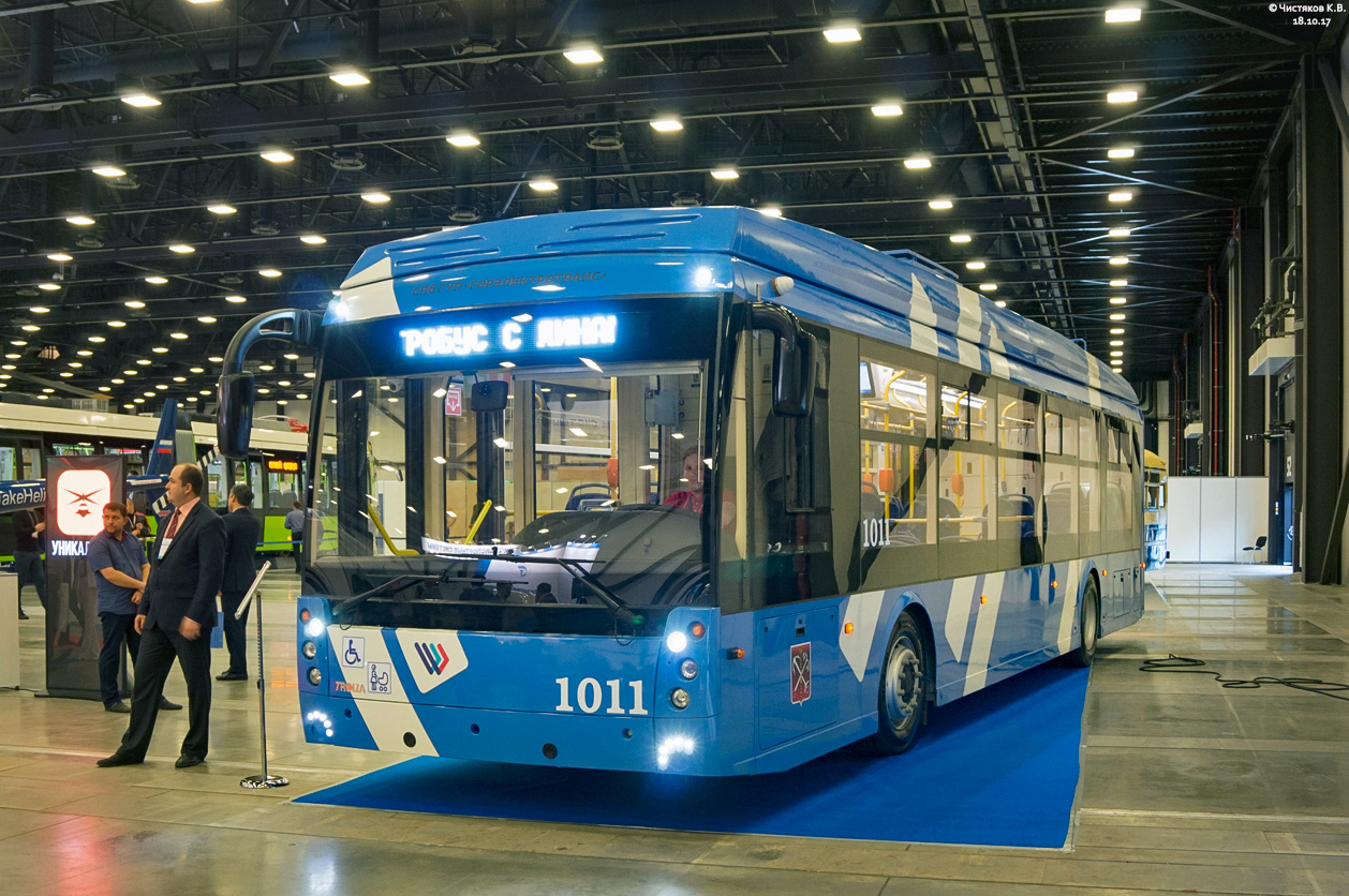 Szentpétervár, Trolza-5265.08 “Megapolis” — 1011; Szentpétervár — SmartTRANSPORT 2017