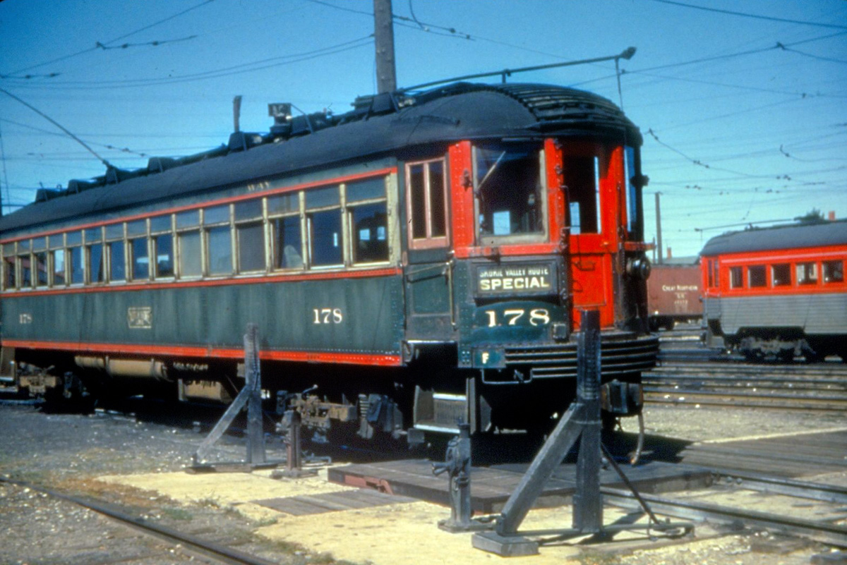 Highwood, IL, Cincinnati interurban motor car № 178