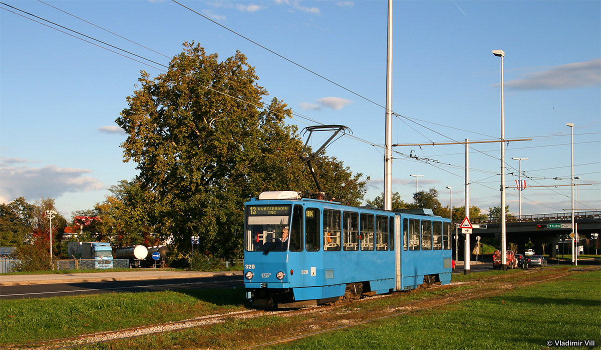 Загреб, Tatra KT4YU № 320