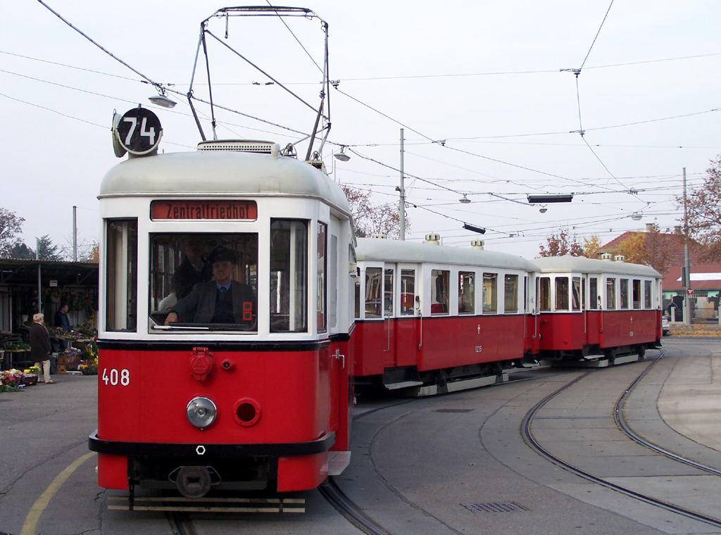 Вена, Lohner Type T1 № 408; Вена — 237. поездка VEF — 06.11.2011.