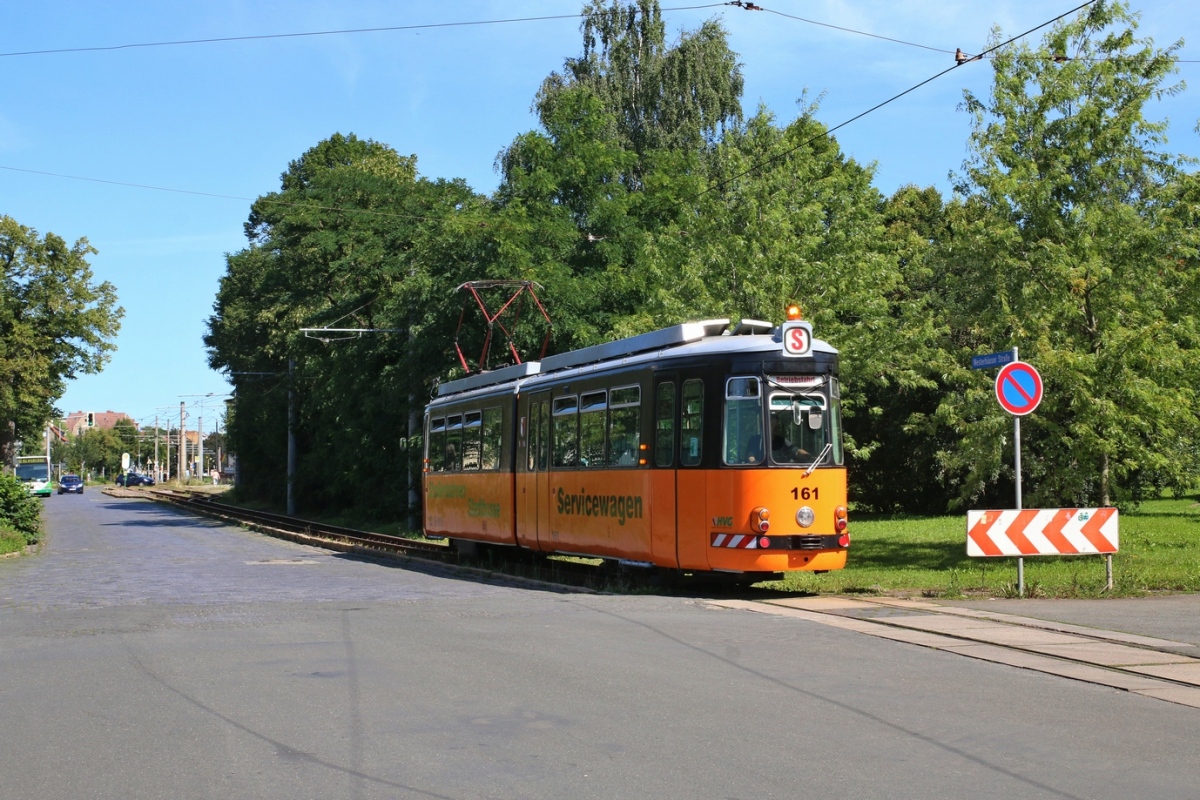 Хальберштадт, Esslingen GT4 № 161; Хальберштадт — Линия на Klus