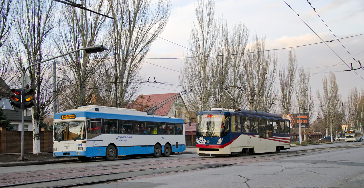 Mariupol, MAN/Gräf & Stift 860 SL172HO č. 1303; Mariupol, K1M č. 308