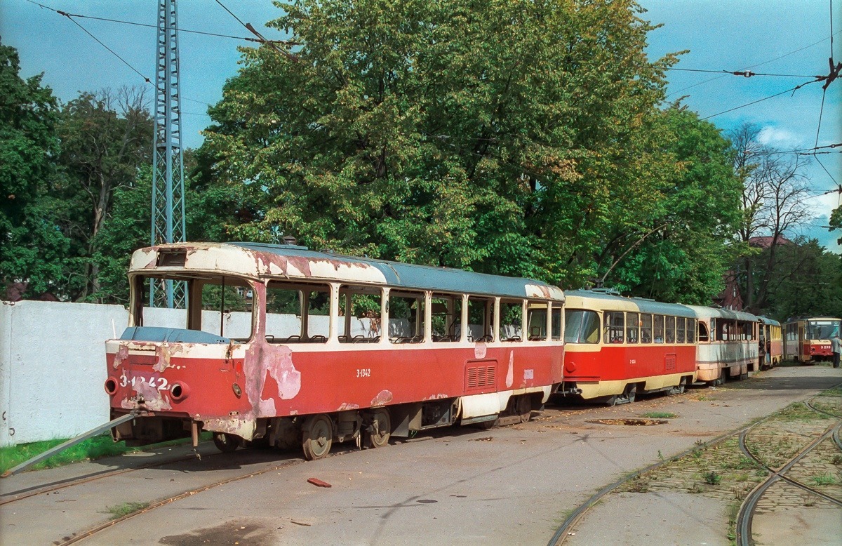 Рыга, Tatra T3SU (двухдверная) № 3-1342