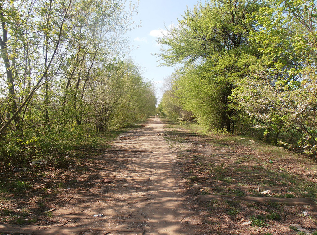 Voronezh — The remnants of Voronezh tramway