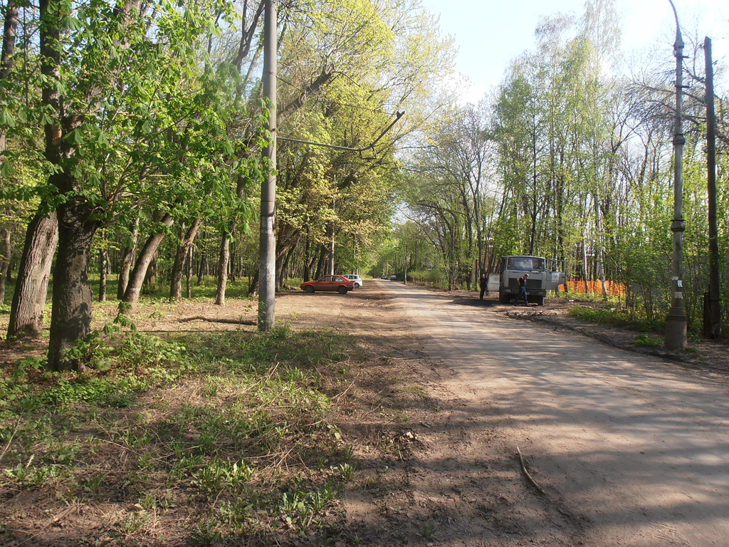 Voroņeža — The remnants of Voronezh tramway