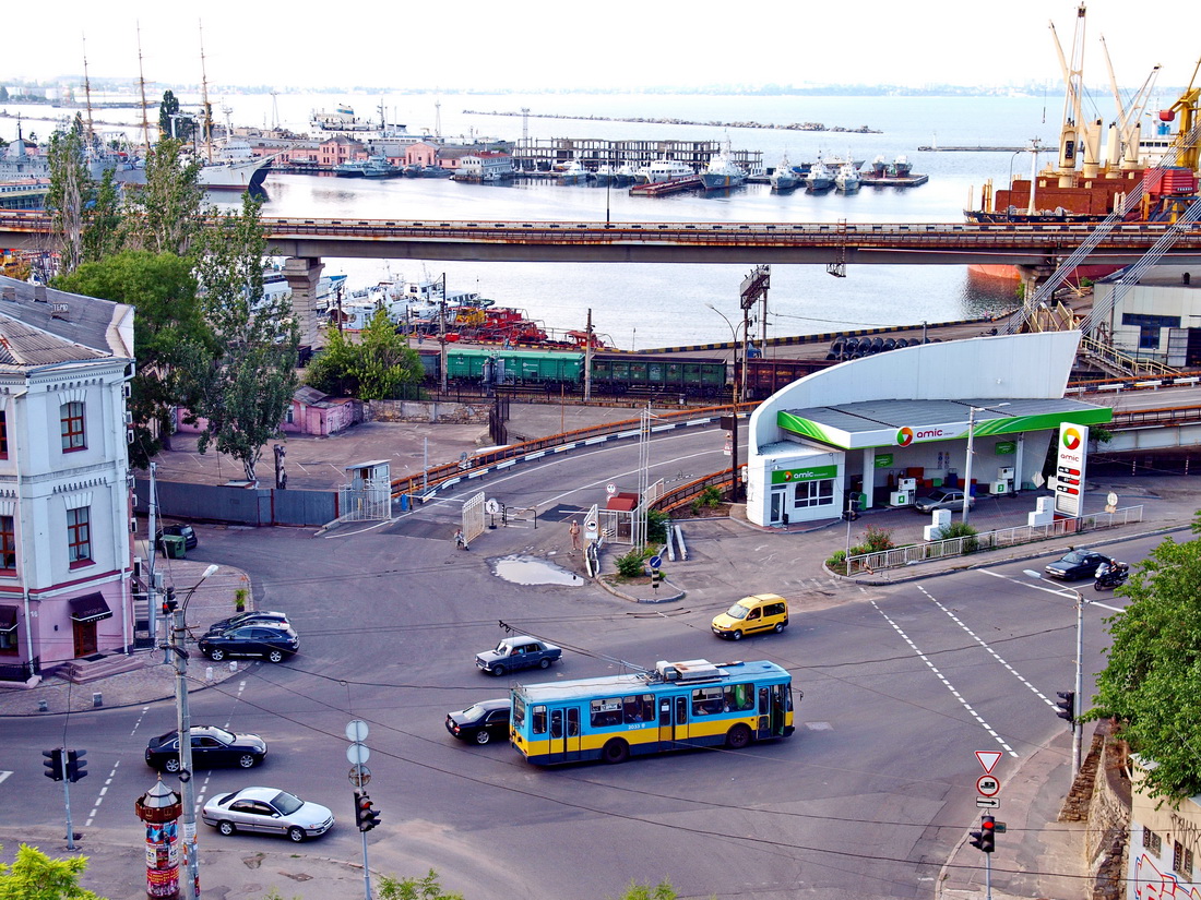 Одеса — Троллейбусные линии; Одеса — Электротранспорт Одессы с высоты