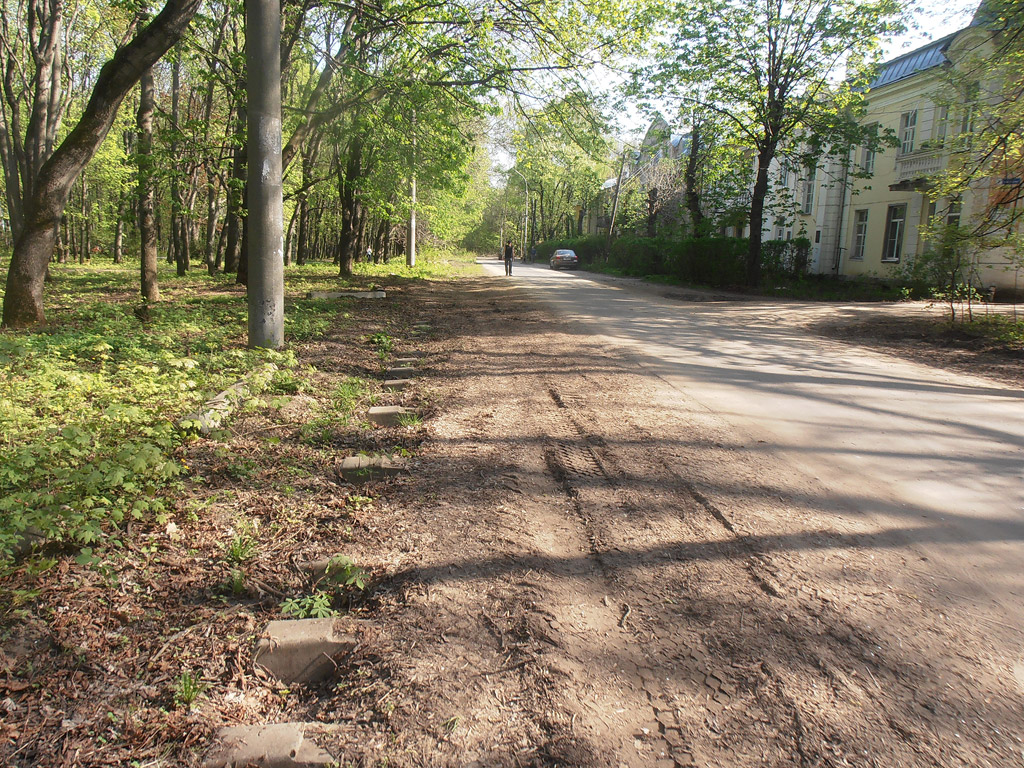 Voronezh — The remnants of Voronezh tramway