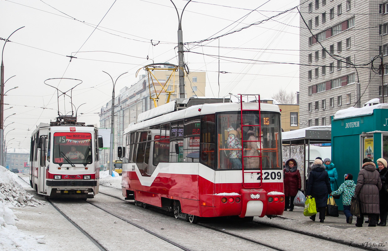 Novosibirsk, 71-134K (LM-99KE) # 2182; Novosibirsk, BKM 62103 # 2209