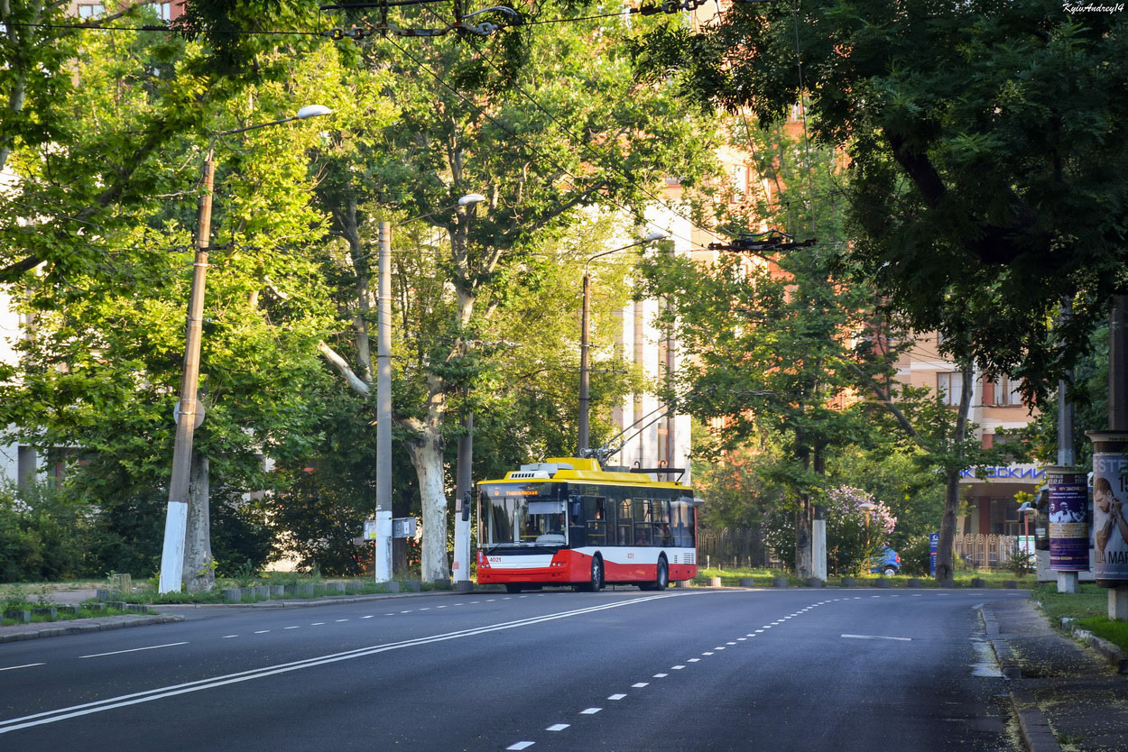 Odesa, Bogdan T70117 № 4021; Odesa — Trolleybus Lines