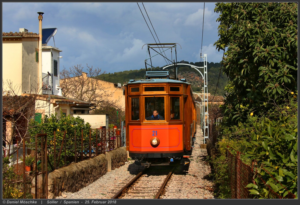 Sóller, Carris 2-axle motorcar (Standard) № 21