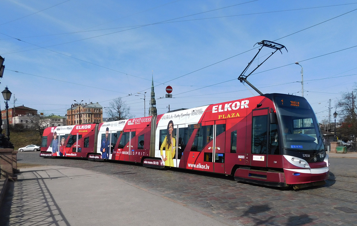 Riga, Škoda 15T ForCity Alfa Riga — 57038
