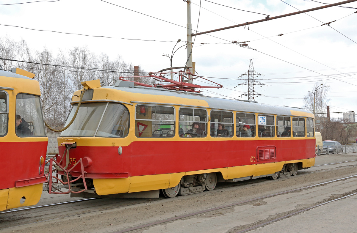 Екатеринбург, Tatra T3SU (двухдверная) № 075