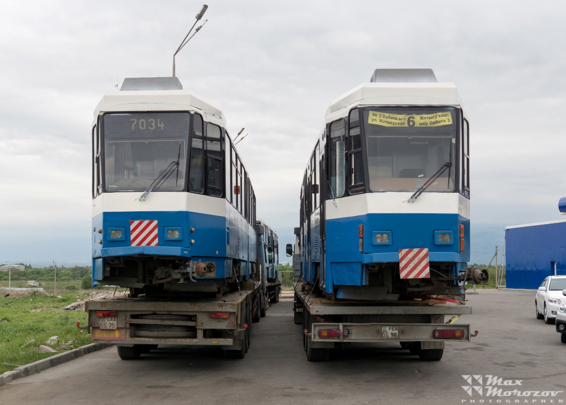Almaty, Tatra KT4DtM č. 1008; Almaty, Tatra KT4DtM č. 1016; Ust-Kamenogorsk — Trams With No Fleet Number