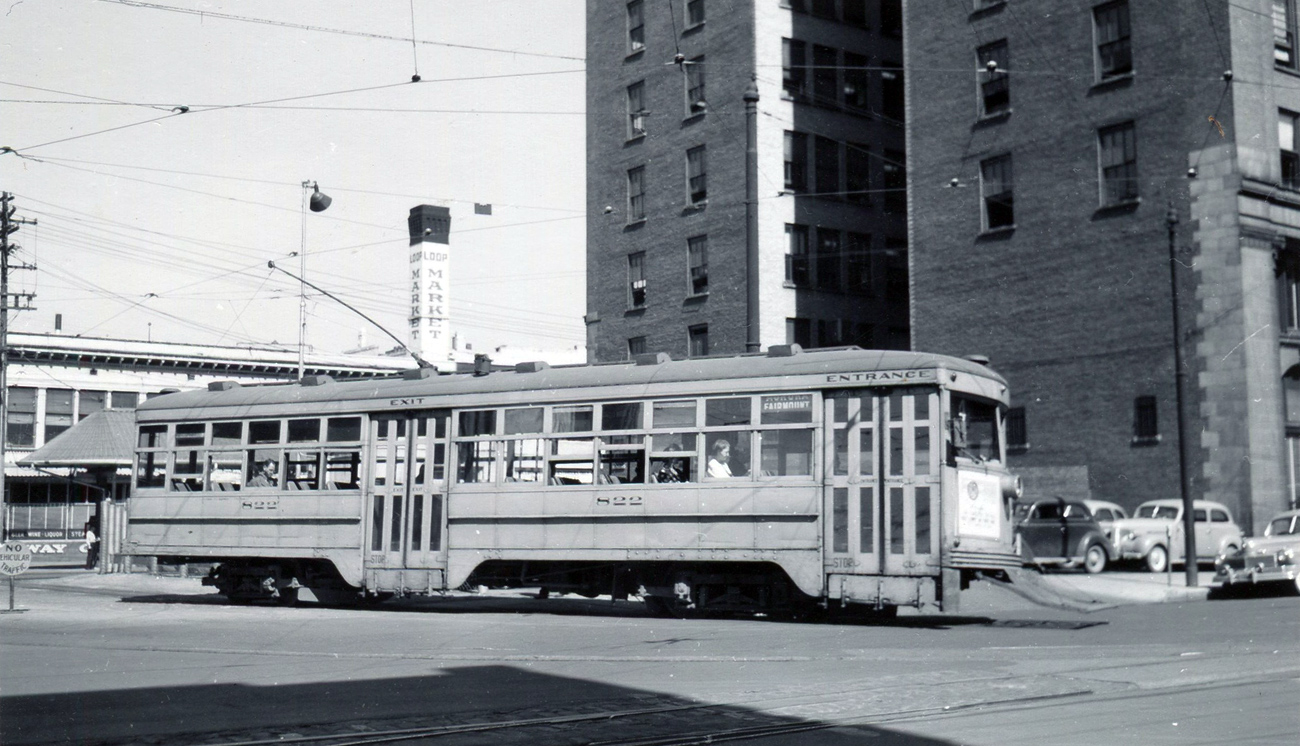 Денвер, Четырёхосный моторный Denver Tramways № 822