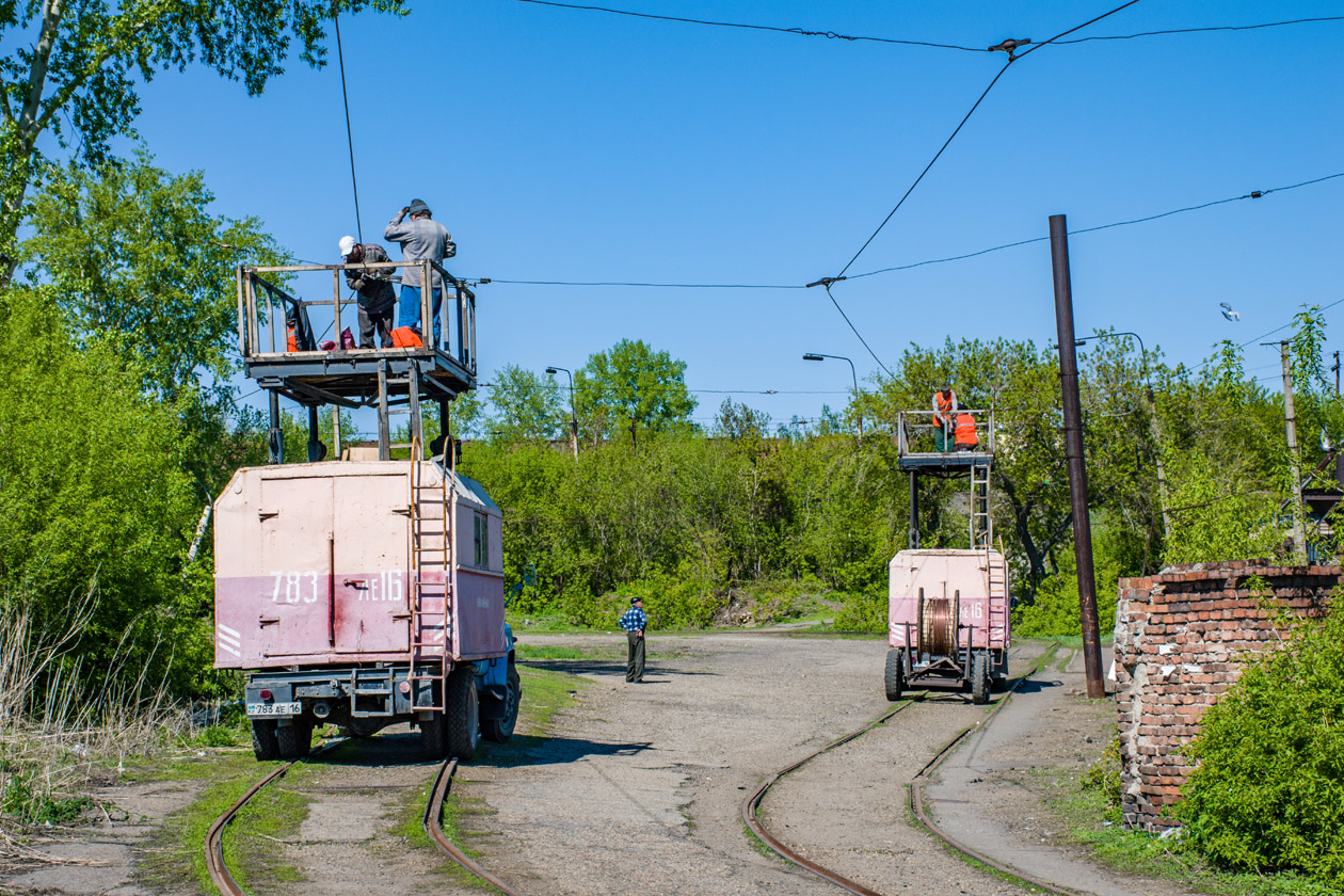 Ust-Kamenogorsk — Technical Support Vehicles; Ust-Kamenogorsk — Tramway lines and infrastructure