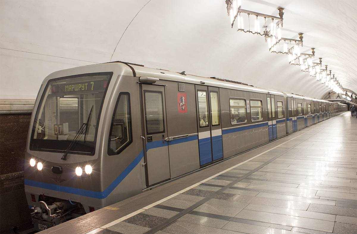 Moscow, 81-740.4 “Rusich” # 0322; Moscow — Parade to the 83rd anniversary of the Moscow metro on 12/05/2018 — 13/05/2018