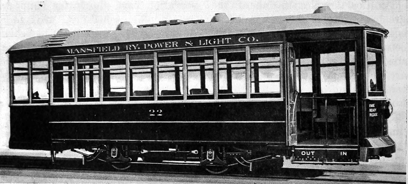 Mansfield, Brill 2-axle motor car č. 22