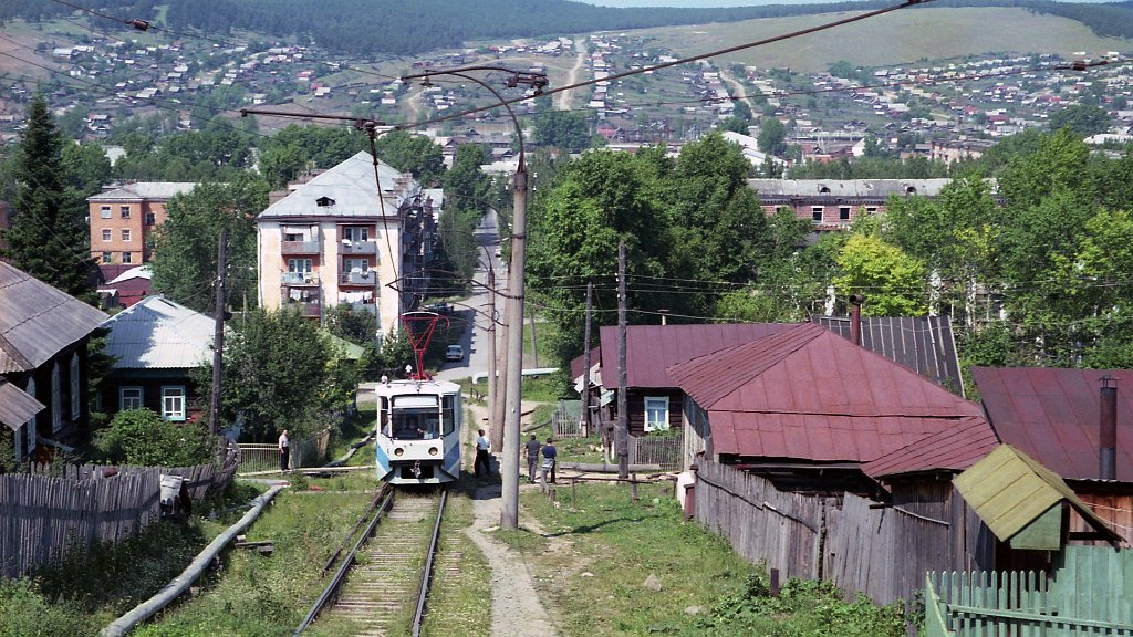 Kemerovo, 71-608KM č. 205; Ust-Katav — Tour June 13, 1995; Ust-Katav — Tram cars for Kemerovo
