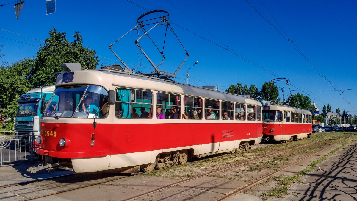 Kyiv, Tatra T3SUCS # 5546