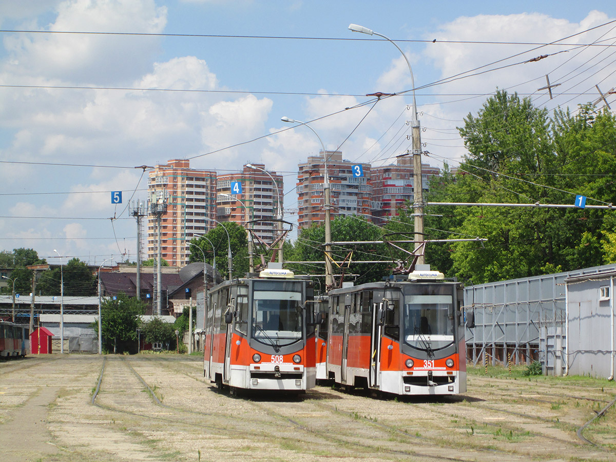Krasnodar, 71-605ТН (КТМ-5М3Р8) N°. 508; Krasnodar, 71-605ТН (КТМ-5М3Р8) N°. 351