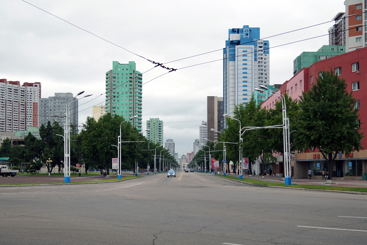 Пхеньян — Троллейбусные линии и инфраструктура