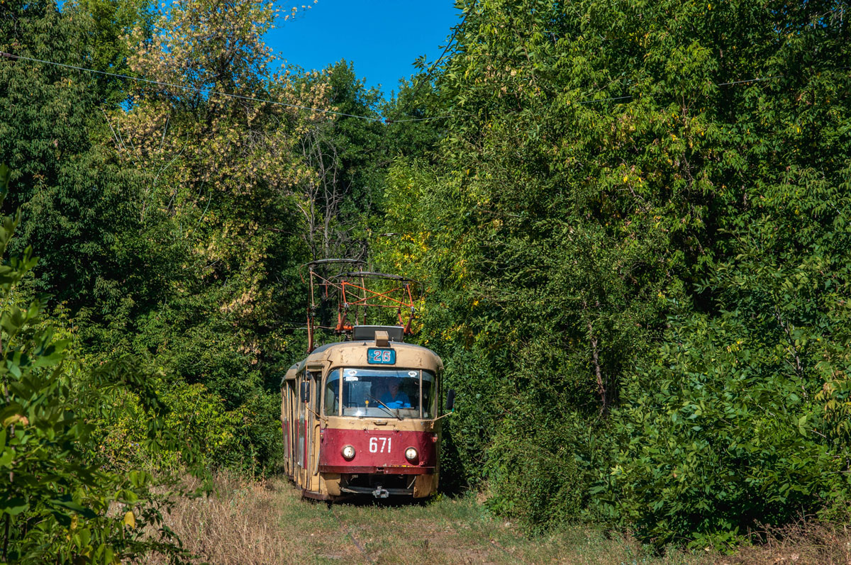 Харьков, Tatra T3SU № 671