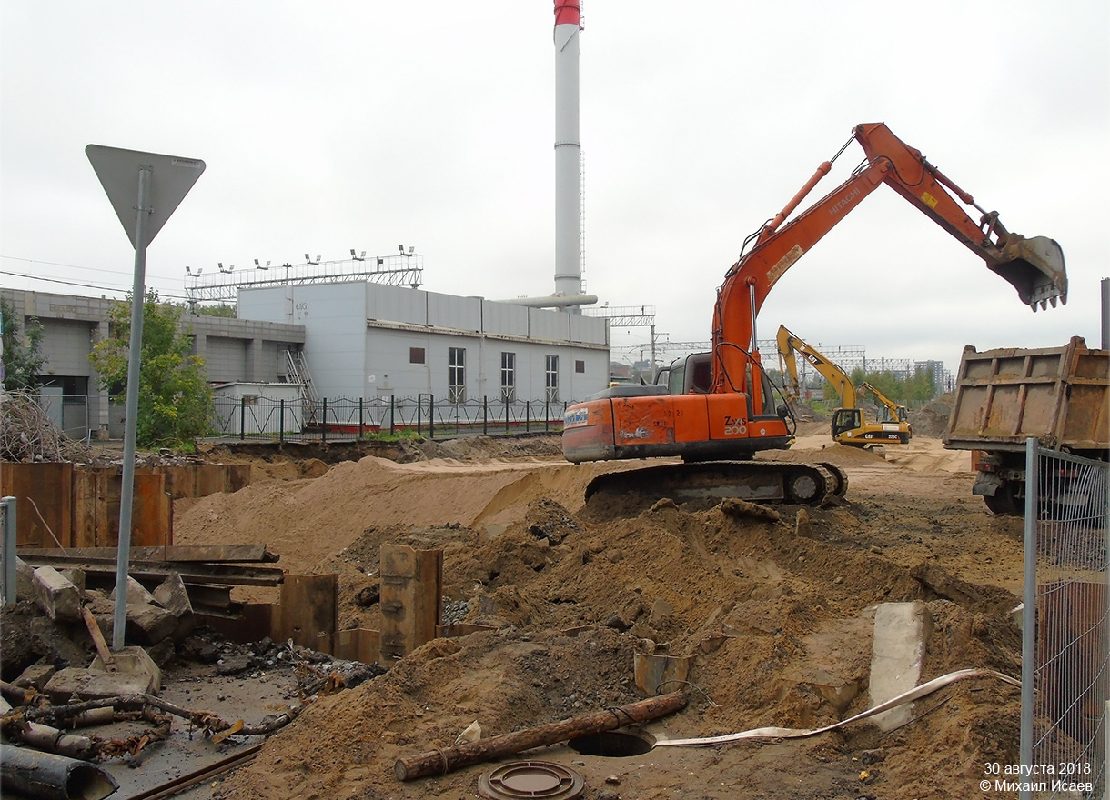 Szentpétervár — Track repairs