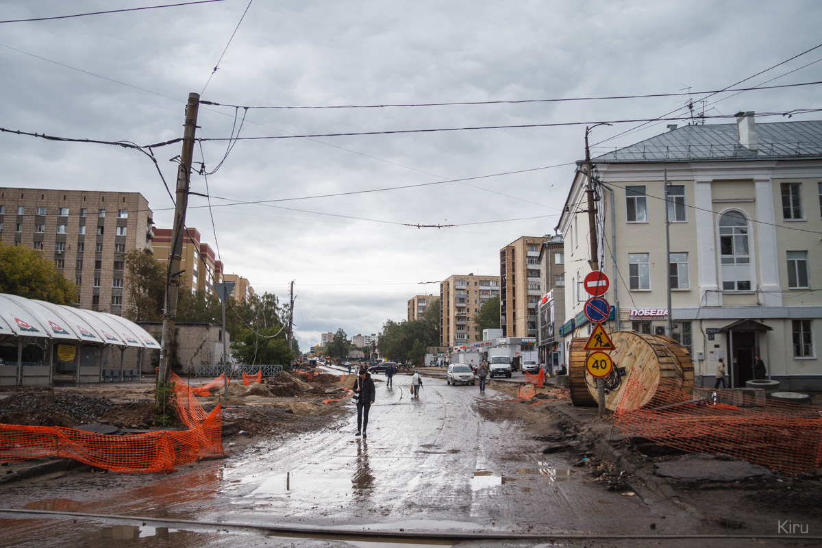 Kazań — Construction and reconstruction of the trolleybus lines