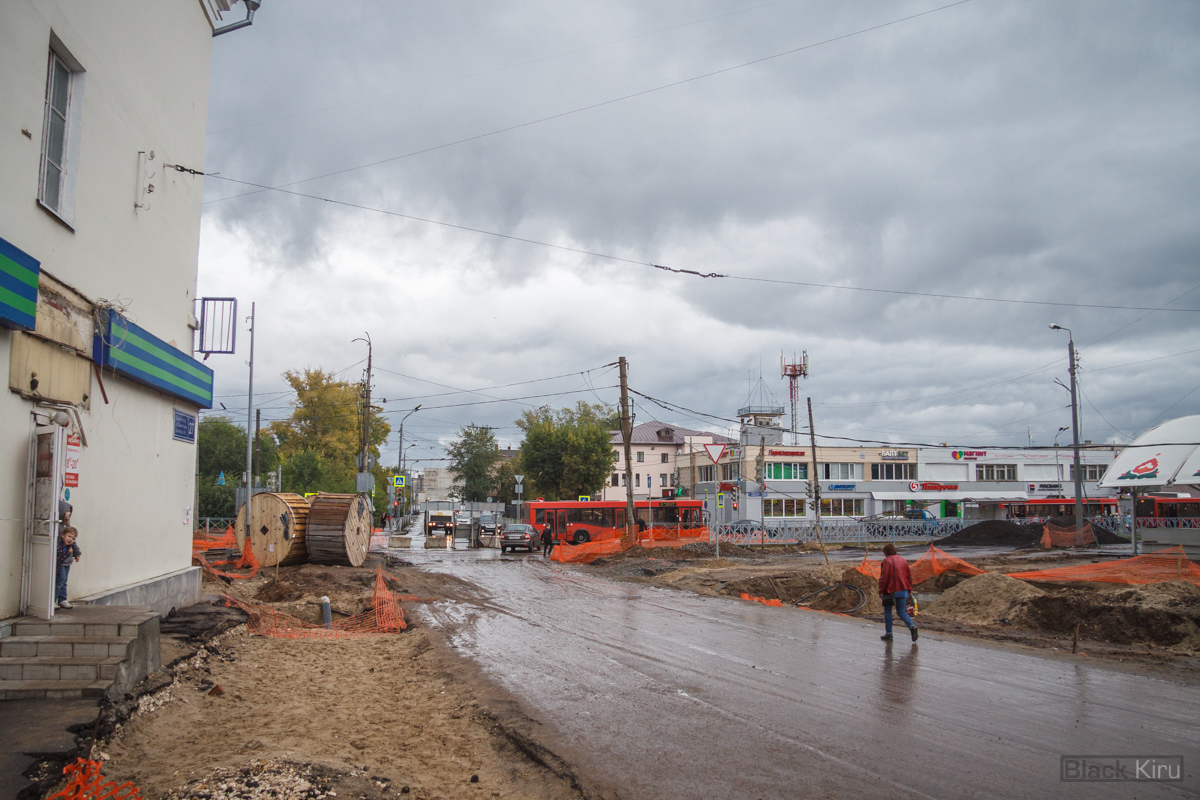 Kazanė — Construction and reconstruction of the trolleybus lines