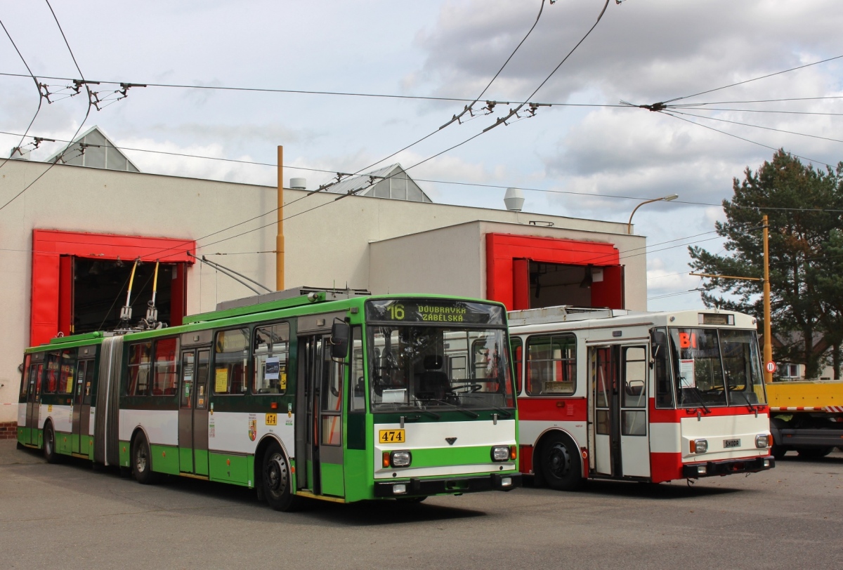 Йиглава, Škoda 15Tr13/6M № 474; Йиглава — Юбилей: 70 лет троллейбусу в Йиглаве (22.09.2018)