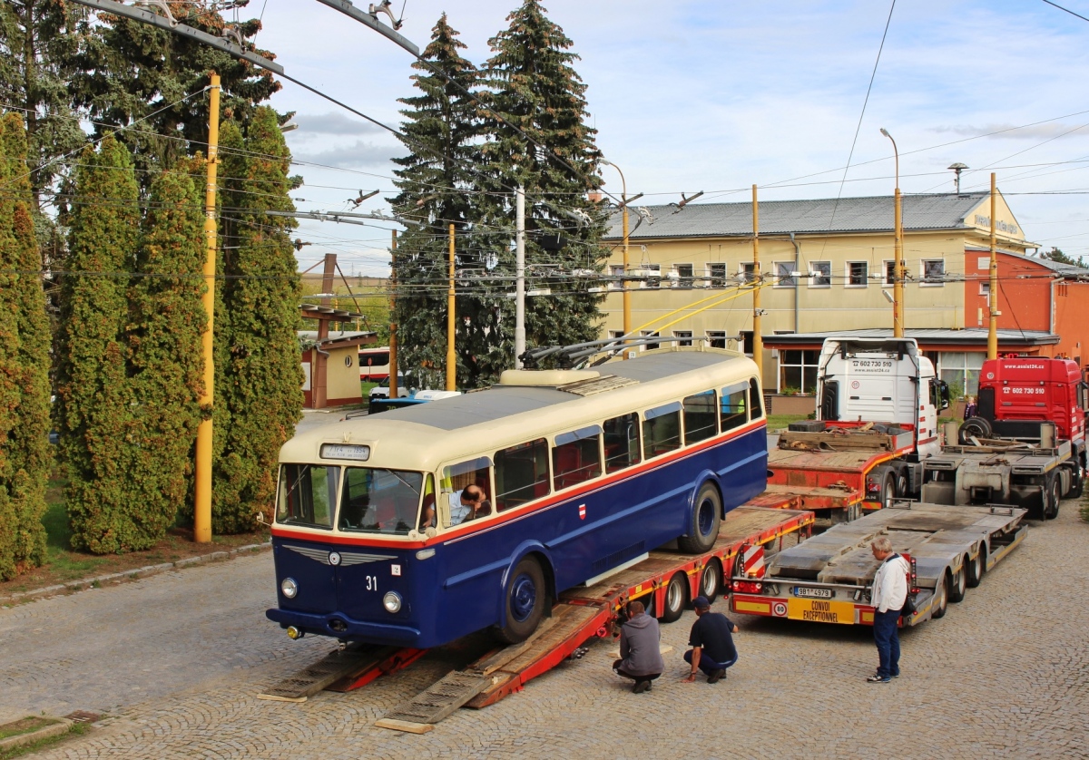 Брно, Škoda 7Tr4 № 31; Іглава — Юбилей: 70 лет троллейбусу в Йиглаве (22.09.2018)
