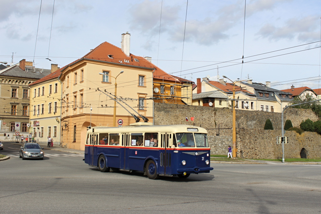 Брно, Škoda 7Tr4 № 31; Йиглава — Юбилей: 70 лет троллейбусу в Йиглаве (22.09.2018)