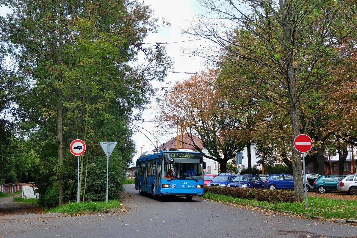Брно, Škoda 21Tr № 3045; Йиглава — Юбилей: 70 лет троллейбусу в Йиглаве (22.09.2018)