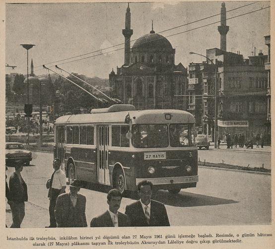 Istanbul, Fiat/Ansaldo # 3; Istanbul — Historical photos — Trolleybus (1961-1984)