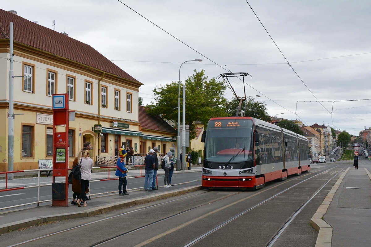 Praha, Škoda 15T3 ForCity Alfa Praha č. 9316