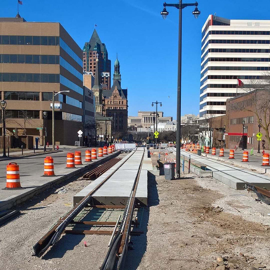 Milwaukee — Tramway Construction