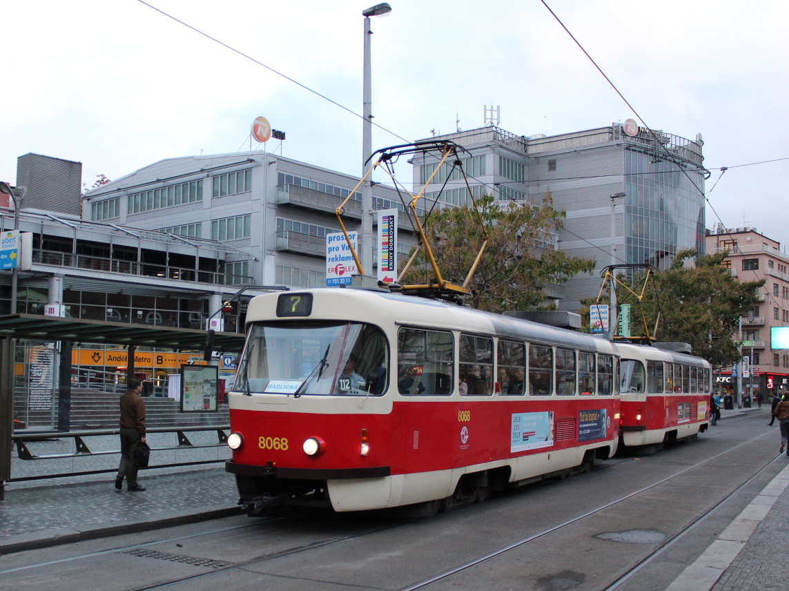 Prague, Tatra T3M2-DVC № 8068